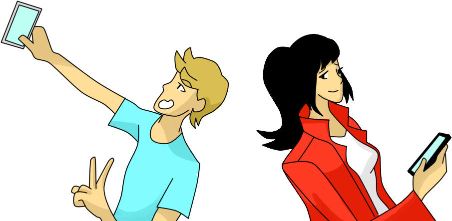 Clueless Adults - Cartoon (1020x460), Png Download