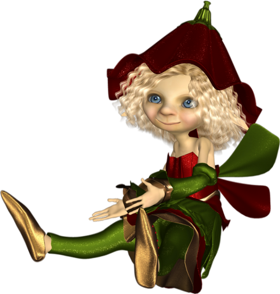 Noël, Tube Cookie, Elfe Png - Illustration (570x600), Png Download