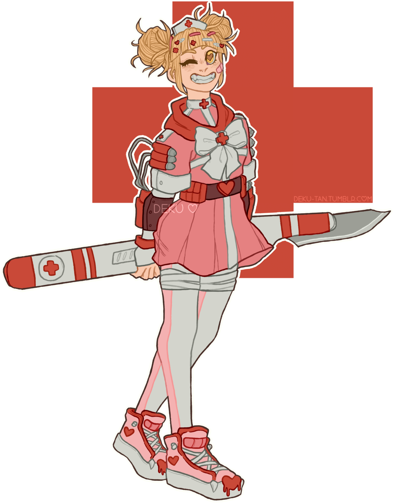“toga As A Magical Girl - Cartoon (1280x1665), Png Download
