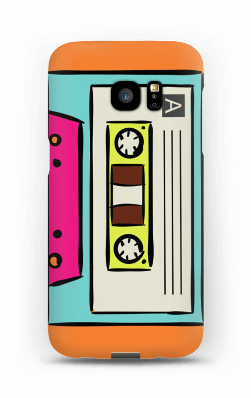 Mixtape Case Galaxy S7 Edge - Mobile Phone (506x800), Png Download