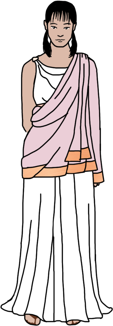 Tag - Toga - Illustration (557x1300), Png Download