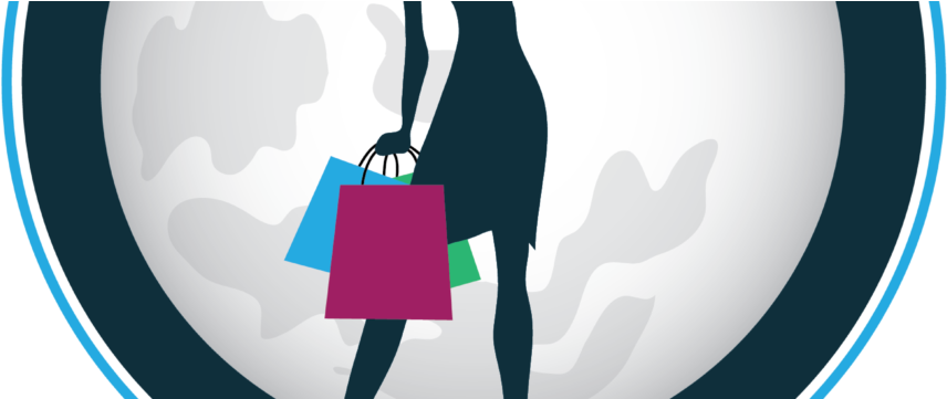 Ladies Night Out In Downtown Brighton - Illustration (880x360), Png Download