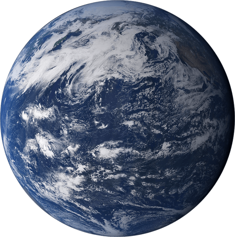 Ocean World From Space (780x788), Png Download