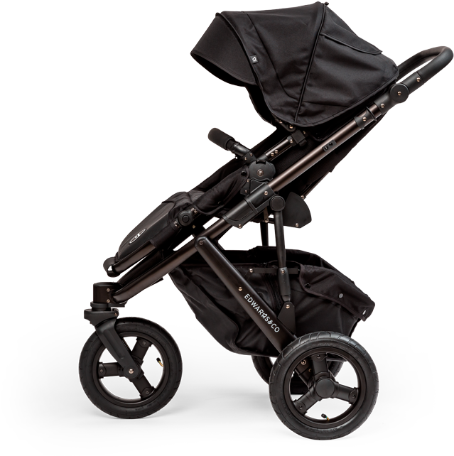Edwards & Co Oscar G3 Black Frame Stroller - Gesslein S2 (700x700), Png Download