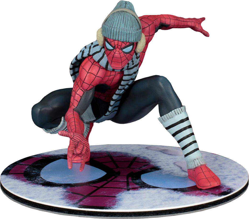 Marvel - Winter Spider Man (1041x916), Png Download