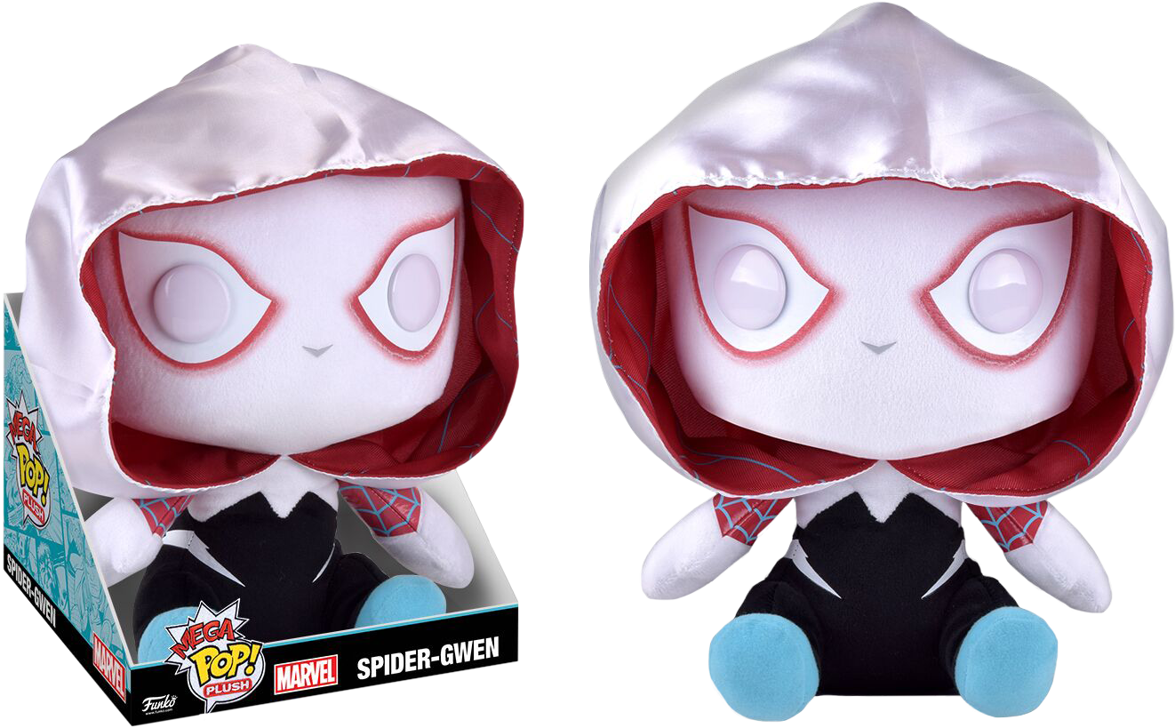 Spider Gwen Jumbo Pop Plush - Spider Gwen Pop Plush (1322x819), Png Download