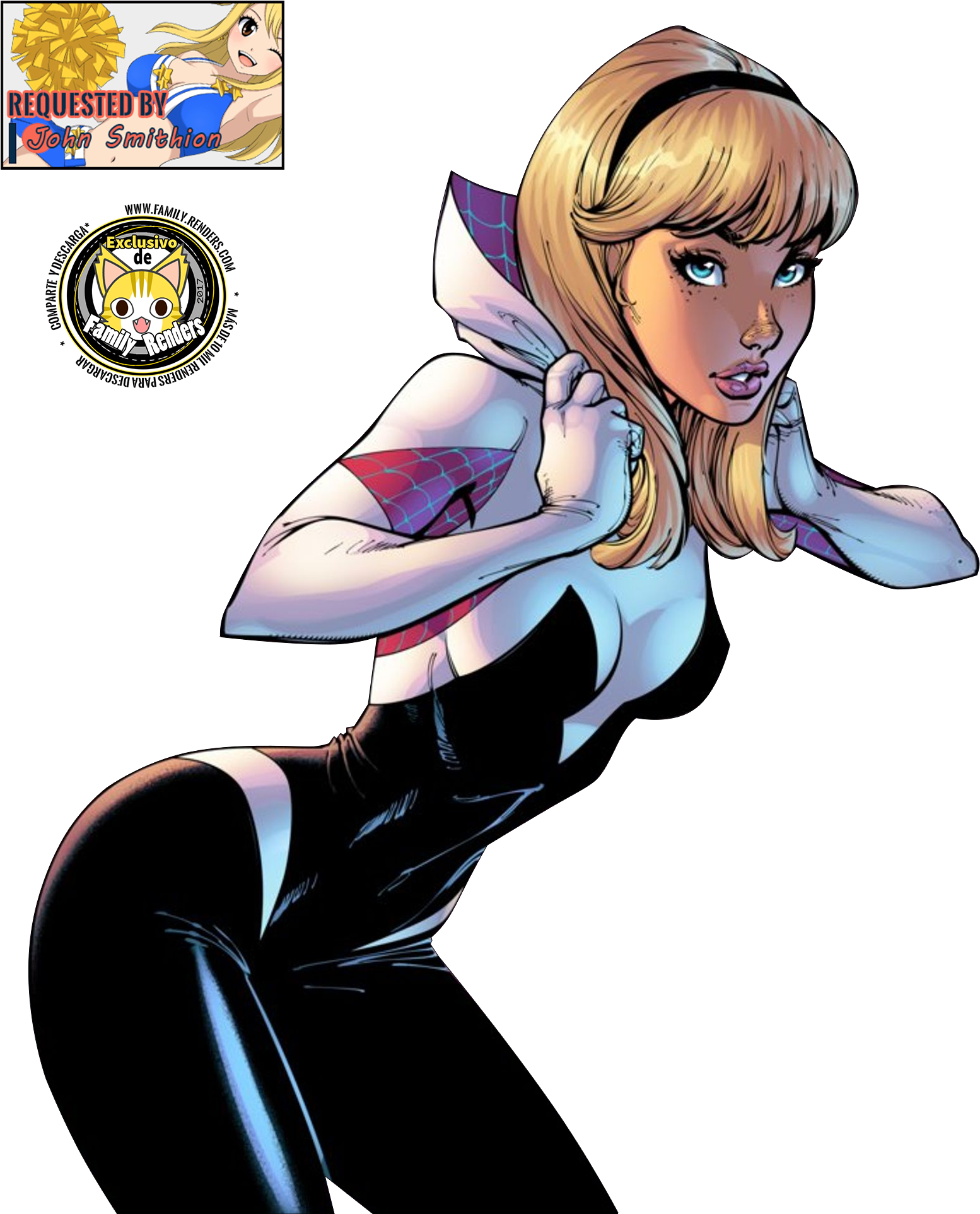 Spider Gwen (1600x1999), Png Download