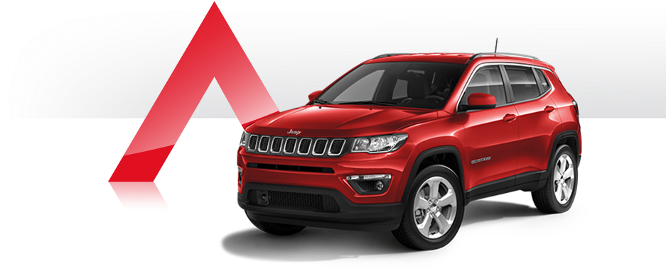 Offerta Standard Jeep Compass - Red Jeep Compass Png (1270x460), Png Download