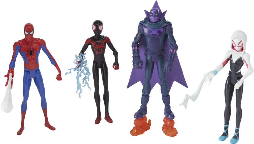 Spider Man Into The Spider Verse - Spider Man Into The Spider Verse Action Figure (900x900), Png Download