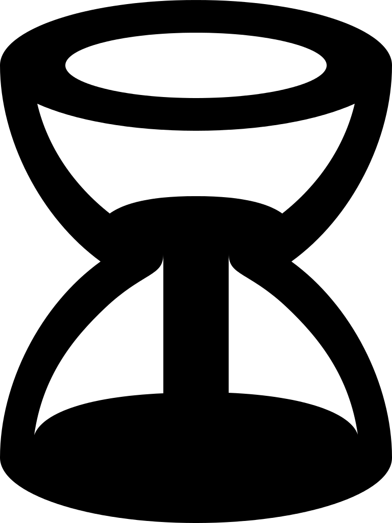 File - Octicons-hourglass - Svg - Wikimedia Commons (768x1024), Png Download