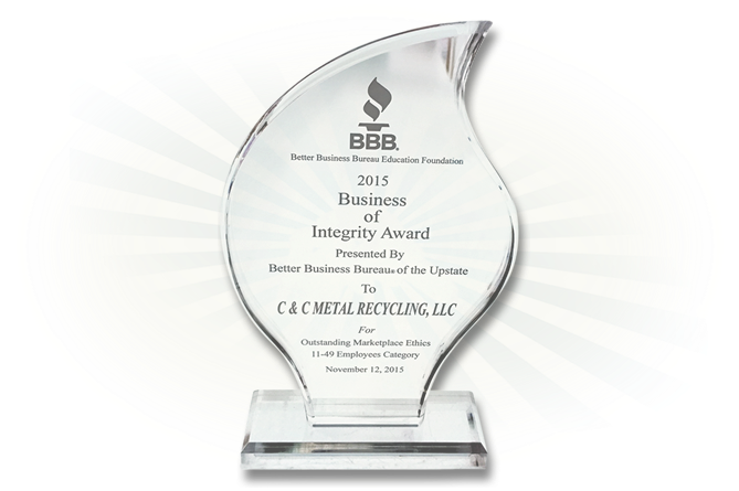 2015 Business Of Integrity Award Presented By Better - Better Business Bureau (700x460), Png Download