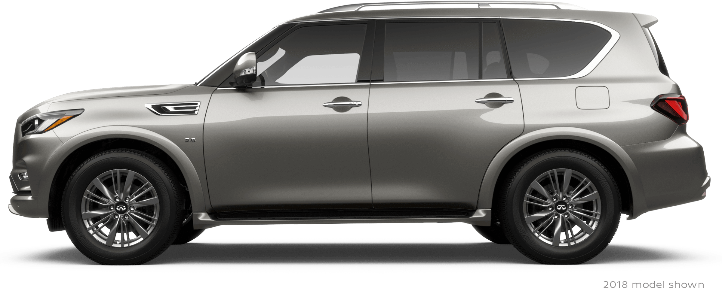 Infiniti Qx80 Luxe - 2019 Infiniti Qx80 White (2400x1350), Png Download