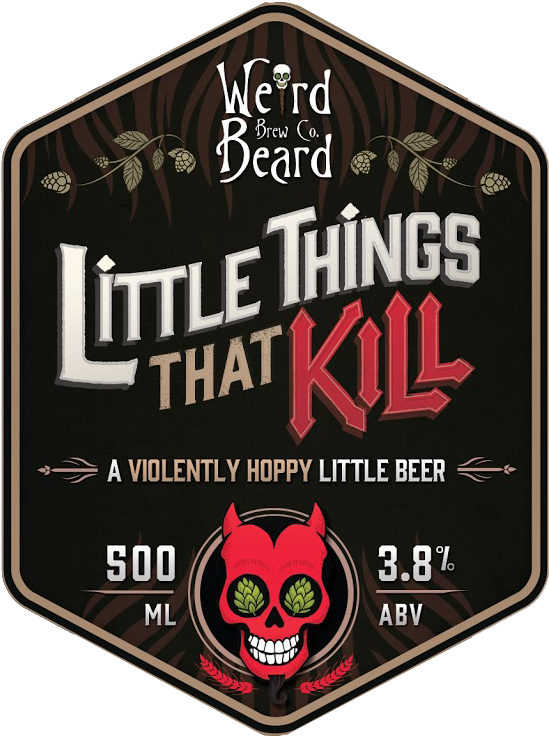 Weird Beard Little Things That Kill (582x792), Png Download