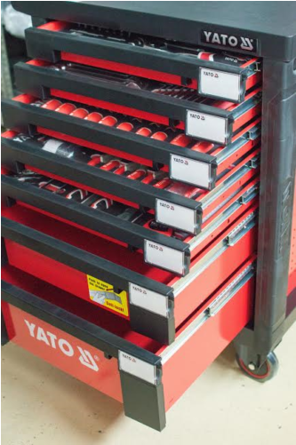 Yato Szerszámkocsi Felszerelt 211r Yt-55290 - Shelf (900x500), Png Download