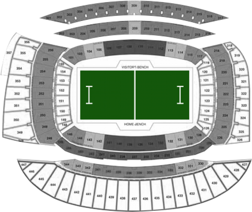 Soldier Field Is An American Football Stadium On The - Soldier Field Seating Chart (1000x741), Png Download