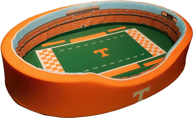 Neyland Stadium Pet Bed - Soccer-specific Stadium (750x444), Png Download