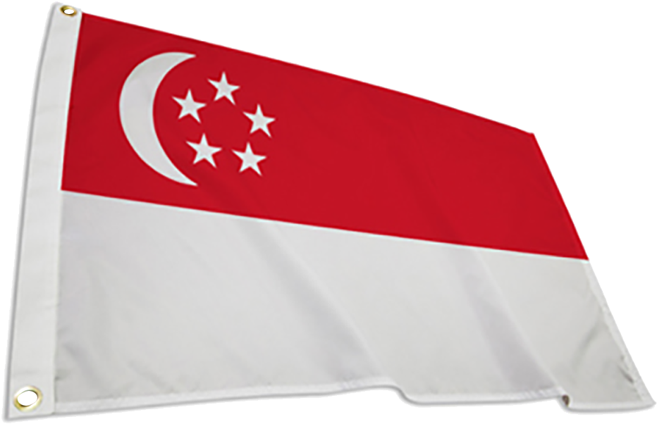 Singapore International Flag - Flag (1944x1296), Png Download