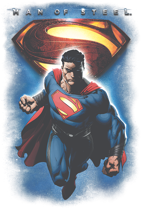 Click And Drag To Re-position The Image, If Desired - Man Of Steel (477x700), Png Download