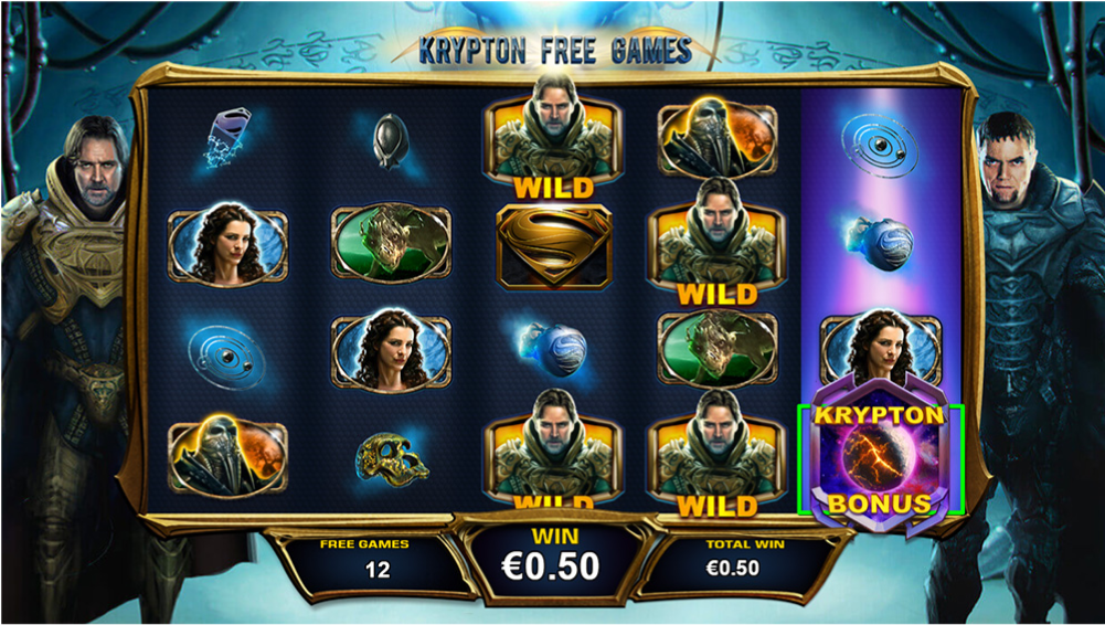 Krypton Free Games Is Played With Higher-paying Symbols, (1000x1000), Png Download