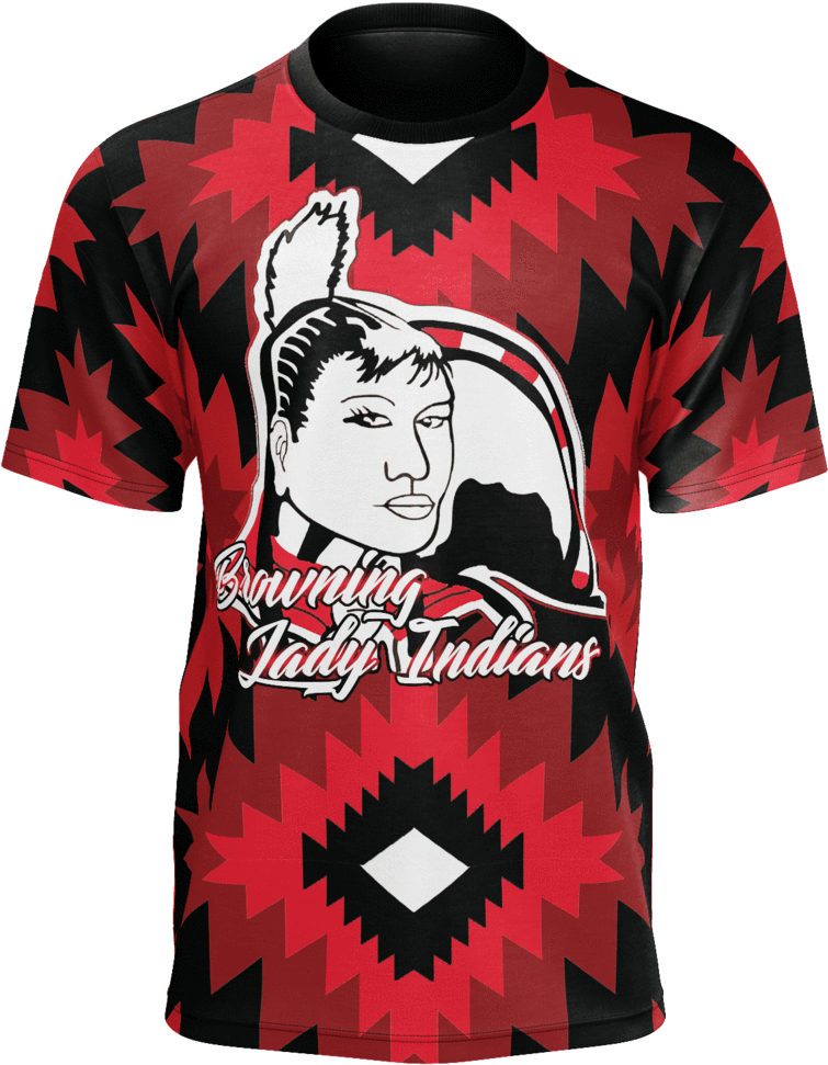 Browning Lady Indians Short Sleeve 2 - Active Shirt (1060x1060), Png Download