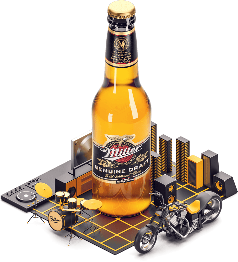 High Life - Beer Bottle (759x836), Png Download