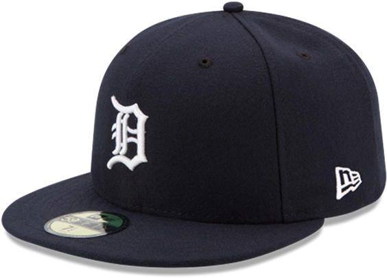 New Era Detroit Tigers Home 59fifty Authentic Performance - Yankees New Era Cap (600x600), Png Download