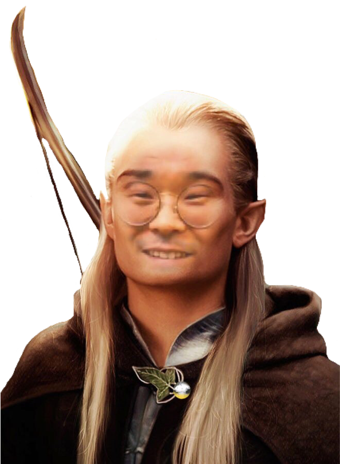 Sticker Legolas Lotr Seingeur Des Anneaux - Lord Of The Rings Valentines Card (661x991), Png Download