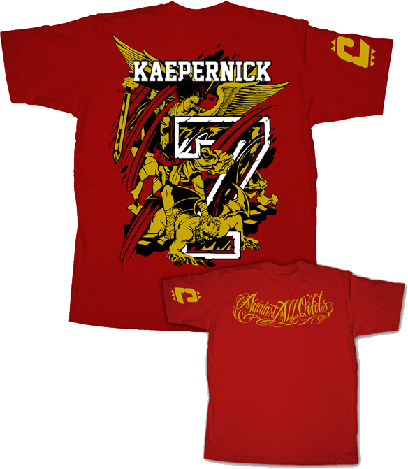 Kaepernickxcukui (584x671), Png Download