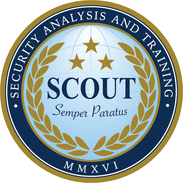 Scout Sat Security Analysis And Training Logo - Emblem (601x601), Png Download
