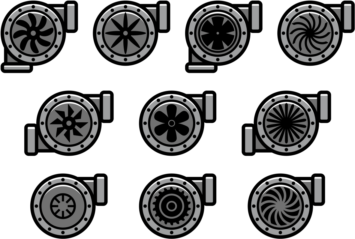 Turbocharger Vector Icons - Paper (1400x980), Png Download