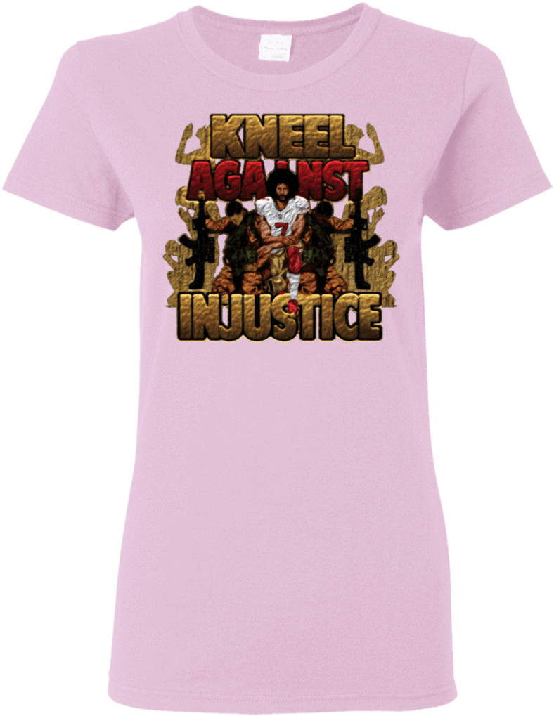 Colin Kaepernick Kneel Against Injustice - Active Shirt (1024x1024), Png Download