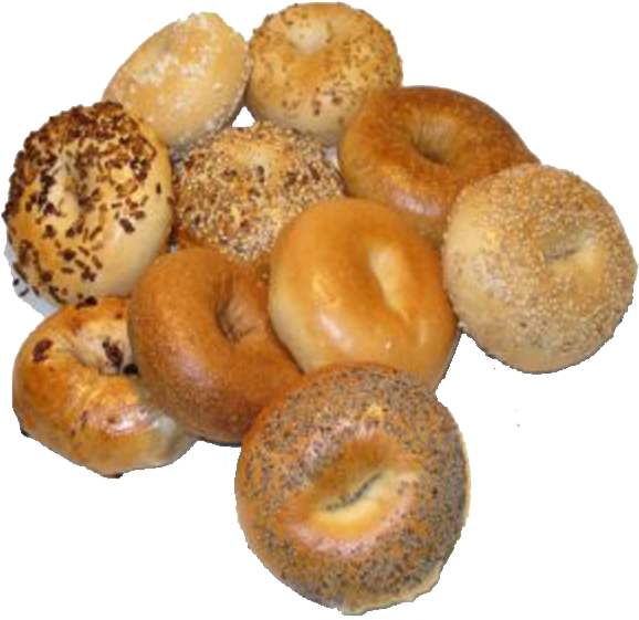 Bagels By The Dozen - Examples Of Non Quick Breads (600x600), Png Download
