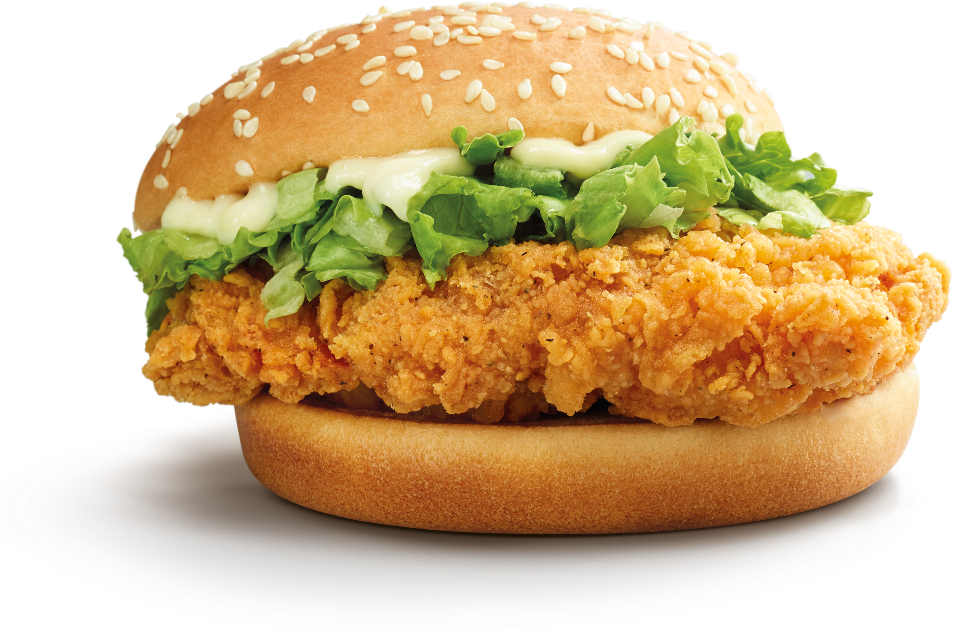 Mcdonald's Singapore - Red Hot Spicy Peppers Burger Mcdonalds (4479x2981), Png Download