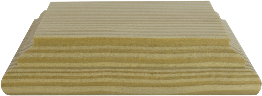 Belmont Post Cap - Plywood (1000x409), Png Download
