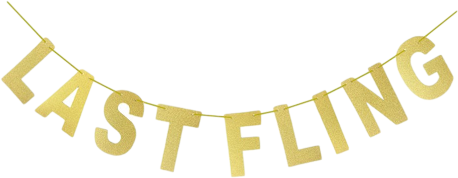 Last Fling Banner Bachelorette - Choker (960x960), Png Download