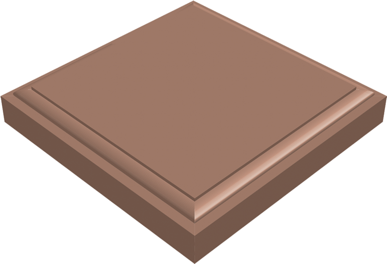 Wpc Solid Post Cap I - Plywood (800x1250), Png Download
