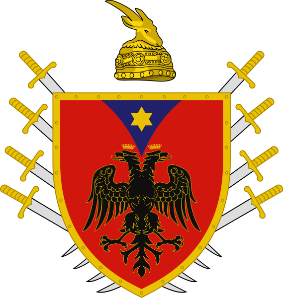 Blodin Zhubi Psc 201 The Albanian Regime From 1949 - Albanian Empire Flag (569x600), Png Download