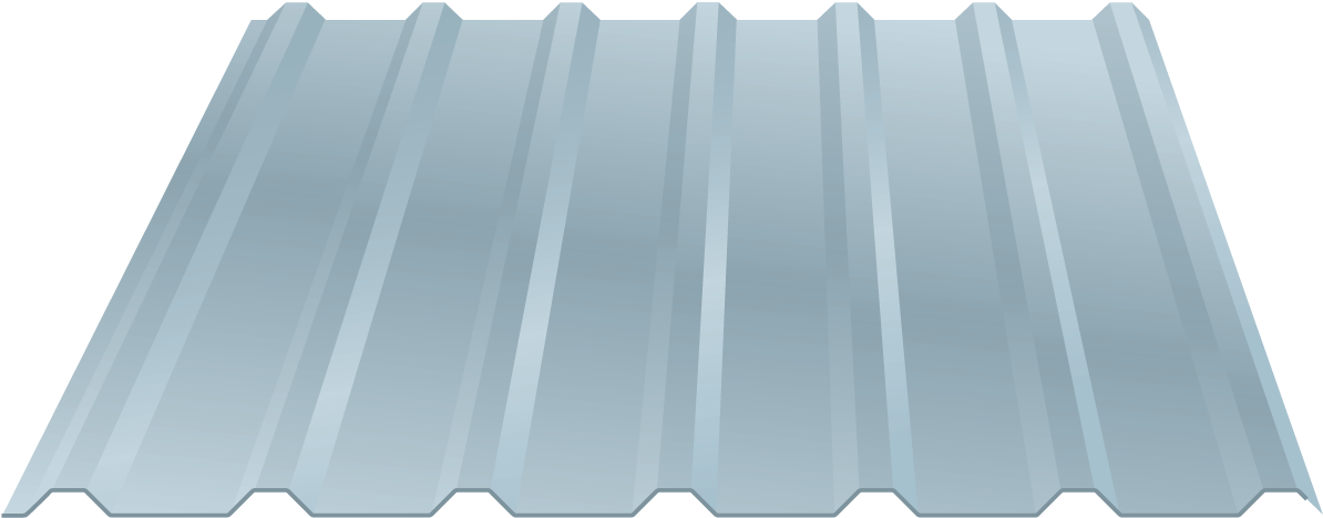 Commercial Metal Roofing Panels - Metal Roof Panels (1200x621), Png Download