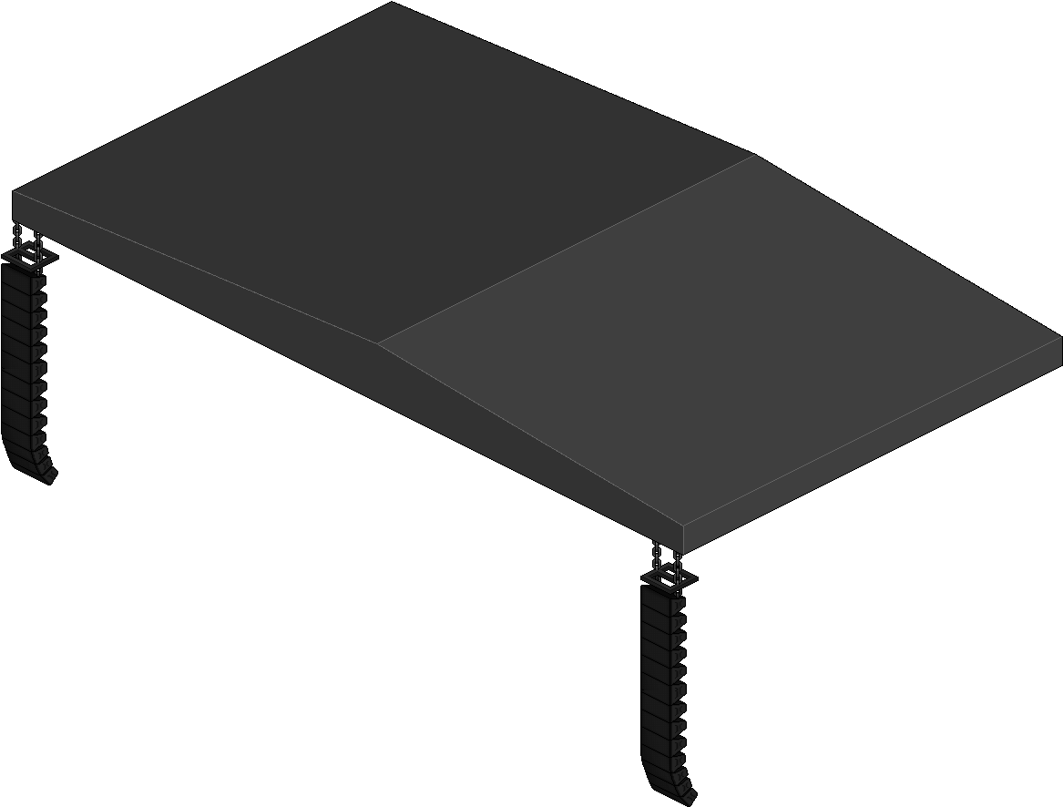 Coachella Roof - Bench (4875x3346), Png Download