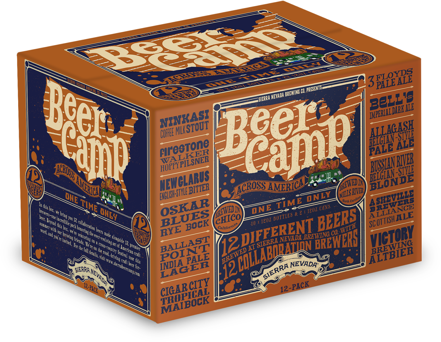 The Coachella Of 12-packson Tap - Sierra Nevada Beer Camp 12 Pack (1600x1297), Png Download