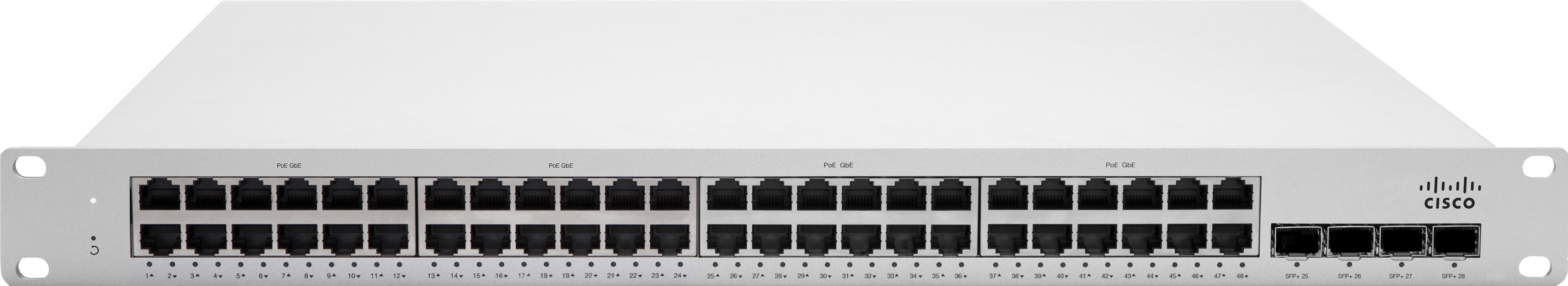 Meraki Ms250 Series Switches - Cisco Meraki Ms250 48lp (5739x2640), Png Download