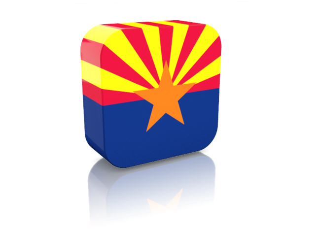 Illustration Of Flag Of<br /> Arizona - Illustration (640x480), Png Download