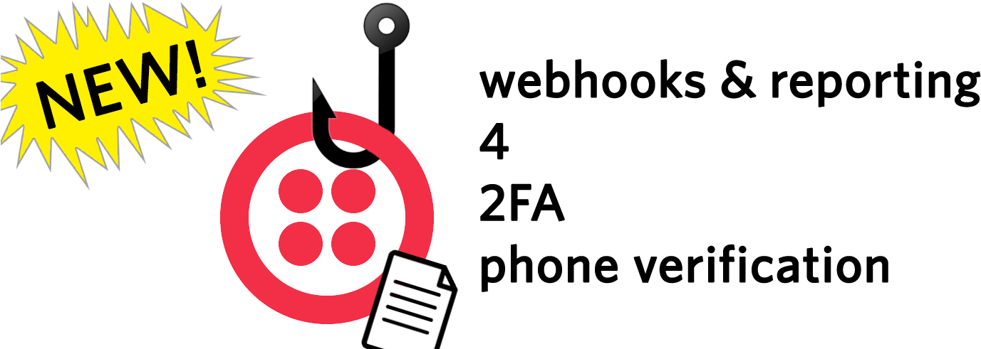 New Webhooks And Reporting For Twilio Authy And Verify (1451x490), Png Download