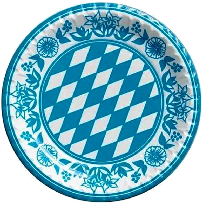10 Duni Paper Plate Oktoberfest Lozenge 22cm - Dothan City Logo (768x768), Png Download