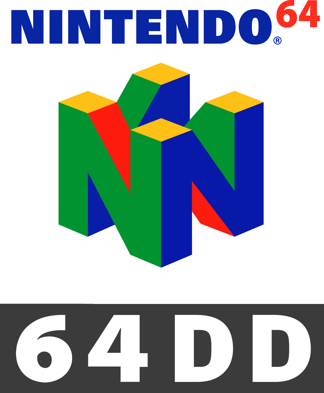 Nintendo 64 Dd Logo (1056x1280), Png Download