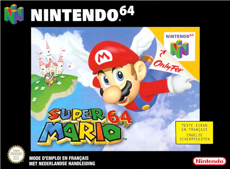 Super Mario 64 Boxed (768x768), Png Download