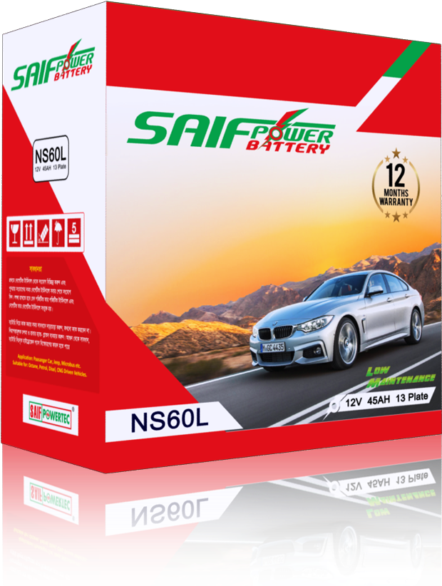 Saif Passenger Car Battery - Flyer (893x927), Png Download