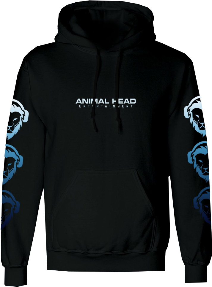 Gradient Logo Hoodie - Hoodie Sleeve Print Area (800x1000), Png Download