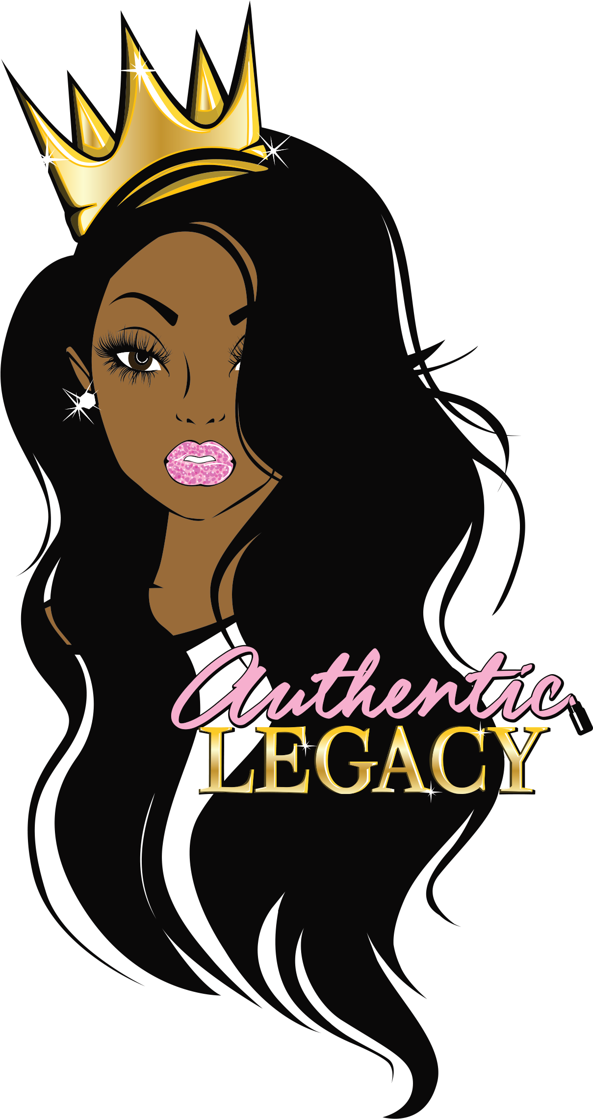 Chicago Eyelash Extensions Authentic Legacy Uploadddbddedaffccff - Hair Bundles Logo (1235x2300), Png Download