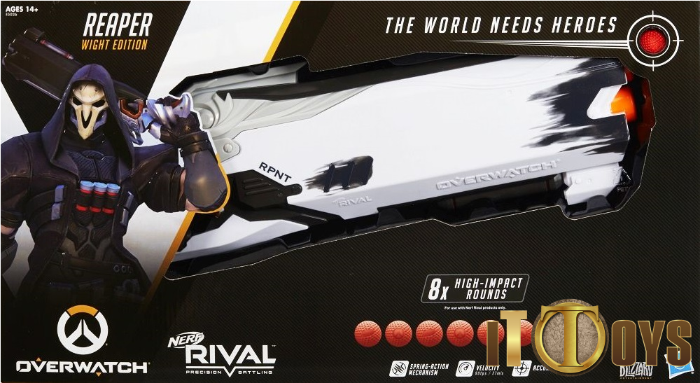 Nerf Rival Overwatch - Nerf Rival Overwatch Reaper (999x999), Png Download